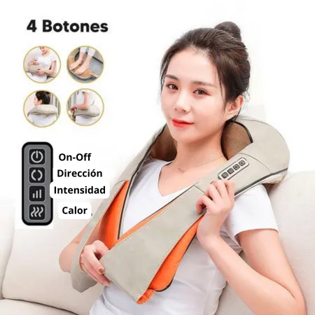 Masajeador Electrocervical Shiatzu todo en 1 ®