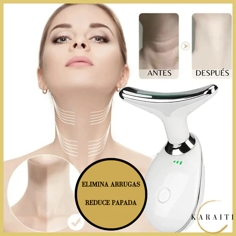 Masajeador facial con  Terapia Led ®