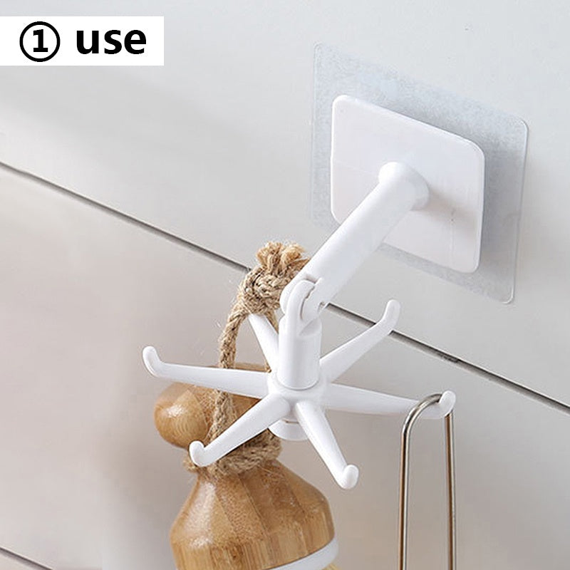 Gancho Giratorio Adhesivo Multiusos Set X 2 ®