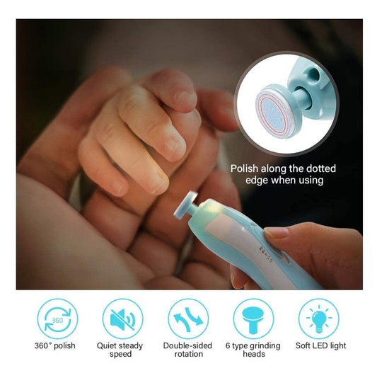 Corta uñas-Lima eléctrica para bebe ®